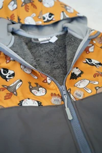Softshellová parka s beranem- Zvířátka